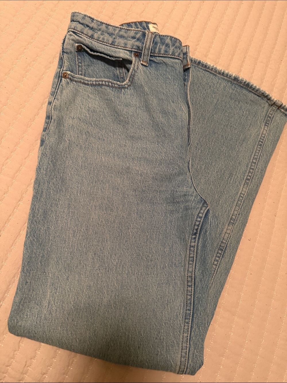 Abercrombie & Fitch The 90’s Relaxed Jean High Rise CURVE LOVE - Picture 3 of 7